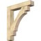 Ekena Millwork Merced Block Rough Sawn Bracket w/ Offset Brace, Douglas Fir, 8"W x 42"D x 48"H BKT0806X42X48MRC05RDF - alternate 1